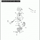 FLHTCUTG 1MAM TRI GLIDE ULTRA CLASSIC (2009) HANDLEBAR SWITCHES - RIGHT
