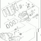 XL883N 4LE2 IRON 883 (2009) REAR BRAKE CALIPER - 883 / C / L / N / R, 1200C / L / N ...