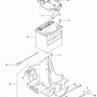 FLTR3 CVO (Japan only) (2009) BATTERY,TRAY& CABLES