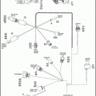XL883N 4LE2 IRON 883 (2009) WIRING HARNESS, MAIN - 883 / C / L / N / R, 1200C / L / ...