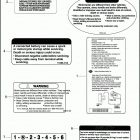 FLTRSE3 1PV8 CVO ROAD GLIDE (2009) Лейбл предостережения