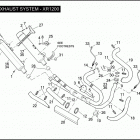 XR1200 1LA6 XR1200 (2009) EXHAUST SYSTEM - XR1200