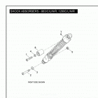 XL883N 4LE2 IRON 883 (2009) SHOCK ABSORBERS - 883 / C / L / N / R, 1200C / L / N / R