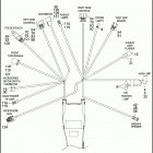 FLHPE 1FTM ROAD KING POLICE (2009) MAIN WIRING HARNESS - NON-ABS BRAKES - FLHP & FLHPE