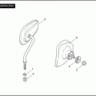 FLHTCU 1FC4 ULTRA CLASSIC (2008) Зеркало