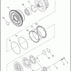 FXDC 1GV4 DYNA SUPER GLIDE CUSTOM (2009) Сцепление