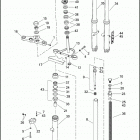 FXST 1BV5 SOFTAIL STANDARD (2009) FRONT FORK - FXST, FXSTB & FXSTC