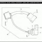 SIDECAR FOR FLHT 8SLX FLHT SIDECAR (2009) HARNESS, BANK ANGLE SENSOR FOR 2006, 2007 & 2008 MOTORCY...
