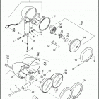FXDC 1GV4 DYNA SUPER GLIDE CUSTOM (2009) Фара