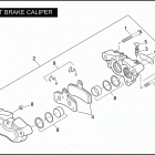 FXDC 1GV4 DYNA SUPER GLIDE CUSTOM (2009) Передний суппорт