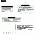 FXST 1BV5 SOFTAIL STANDARD (2009) Лейбл предостережения