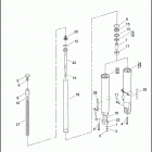 FLTRSE3 1PV8 CVO ROAD GLIDE (2009) Передняя вилка