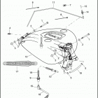 FXDFSE 1PW8 CVO FAT BOB (2009) Топливный бак