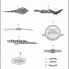 FLHTCU 1FC4 ULTRA CLASSIC (2009) FUEL TANK TRIM
