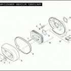 XL1200L 1CX3 SPORTSTER 1200 LOW (2008) AIR CLEANER - 883 / C / L / R, 1200C / L / N / R