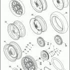 FXSTB 1JA5 NIGHT TRAIN (2008) Заднее колесо