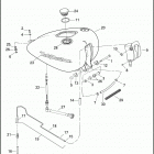 FXSTSSE2 1PT9 CVO SOFTAIL SPRINGER (2008) Топливный бак