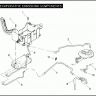 FLHTCU 1FC4 ULTRA CLASSIC (2008) EVAPORATIVE EMISSIONS COMPONENTS
