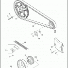 XL1200L 1CX3 SPORTSTER 1200 LOW (2008) BELTS & SPROCKETS - 883 / C / L / R, 1200C / L / N / R