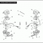 FLHTP 1FMM ELECTRA GLIDE STANDARD POLICE (2008) HANDLEBAR SWITCHES