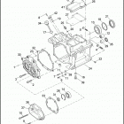 FXSTSSE 1PT9 CVO SOFTAIL SPRINGER (2007) TRANSMISSION HOUSING