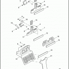 FXSTB 1JA5 NIGHT TRAIN (2008) LICENSE PLATE BRACKETS - FLST, C, F, N, SB & FXST, B, C