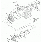 FLHTCU 1FC4 ULTRA CLASSIC (2008) TRANSMISSION BEARINGS & COVERS