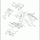 FXDSE 1PS8 CVO DYNA (2007) FENDERS & FENDER COVERS