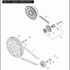 FXDSE2 1PS8 CVO DYNA (2008) BELTS, CHAINS, SPROCKETS