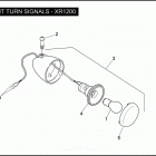 XR1200 1LA6 SPORTSTER 1200 (2008) FRONT TURN SIGNALS - XR1200