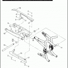 VRSCD 1HDH VRSCD NIGHT ROD (2008) REAR FORK, DEBRIS DEFLECTOR, & BELT GUARD
