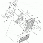 VRSCA 1HAZ VRSCA V-ROD (2006) RADIATOR  /  OIL COOLER