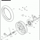 FXSTSSE2 1PT9 CVO SOFTAIL SPRINGER (2008) Переднее колесо