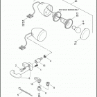 FXSTB 1JA5 NIGHT TRAIN (2008) FRONT TURN SIGNALS
