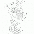 FLHTP 1FMM ELECTRA GLIDE STANDARD POLICE (2008) TRANSMISSION HOUSING, TOP COVER & OIL PAN