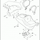 FLHTCUSE3 1PR8 CVO ULTRA CLASSIC (2008) SEAT & BACKREST