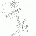 FXDSE 1PS8 CVO DYNA (2007) PISTONS & FLYWHEEL ASSEMBLY