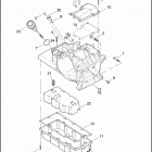 FLHTCUSE3 1PR8 CVO ULTRA CLASSIC (2008) TRANSMISSION HOUSING, TOP COVER & OIL PAN