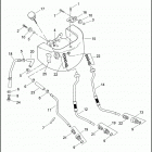FXSTB 1JA5 NIGHT TRAIN (2008) OIL TANK & LINES -  ALL MODELS EXCEPT FXCW & FXCWC