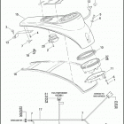 FLHRSE4 1PG8 CVO ROAD KING (2008) FUEL TANK CONSOLE