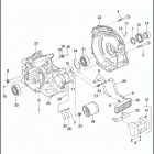 FLHRSE4 1PG8 CVO ROAD KING (2008) CRANKCASE & ENGINE - OIL FILTER & COOLER - NON JAPAN