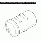 FXSTSSE 1PT9 CVO SOFTAIL SPRINGER (2007) CALIFORNIA EVAPORATIVE EMISSIONS COMPONENTS