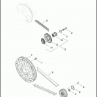 FXSTSSE 1PT9 CVO SOFTAIL SPRINGER (2007) BELTS, CHAINS & SPROCKETS