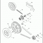 FLHTCU 1FC4 ULTRA CLASSIC (2008) BELTS, CHAINS, & SPROCKETS