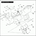 FLTR 1FS4 ROAD GLIDE (2008) INNER FAIRING - FLTR