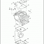 FXD 1GM4 DYNA SUPER GLIDE (2008) TRANSMISSION HOUSING & OIL TANK