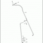 FLHTCU 1FC4 ULTRA CLASSIC (2008) FRONT BRAKE LINE - NON-ABS