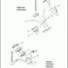 VRSCD 1HDH VRSCD NIGHT ROD (2008) INSTRUMENTS & COVERS