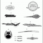FLHTCU 1FC4 ULTRA CLASSIC (2008) FUEL TANK TRIM