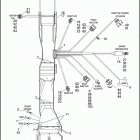 FLHTP 1FMM ELECTRA GLIDE STANDARD POLICE (2008) MAIN WIRING HARNESS - NON-ABS BRAKES - FLHTP (CONTINUED)